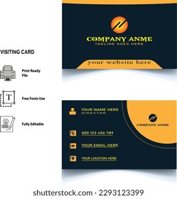 visiting card design vector free