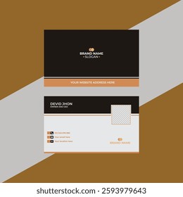 Visiting card design vector layout