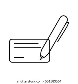 Visiting card icon.