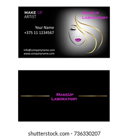 Visiting Card For Makeup Artist