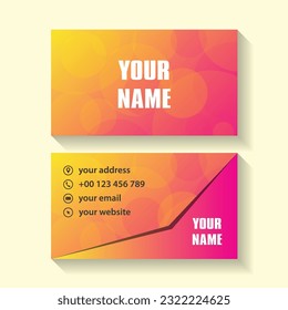 Visiting card premium vector illustration