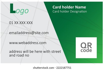 visiting card template high quality, asthetic design , quality card , premium look, vector fiile