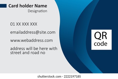 visiting card template high quality, asthetic design , quality card , premium look, vector fiile