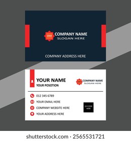 VISITING CARD TEMPLATE VECTOR ART