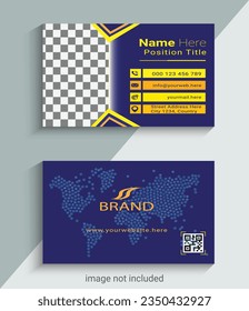 visiting id card and photography business card design template
