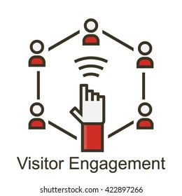 Visitor Engagement icon