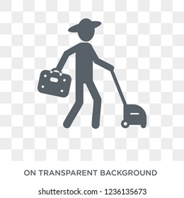 Visitor icon. Visitor design concept from  collection. Simple element vector illustration on transparent background.