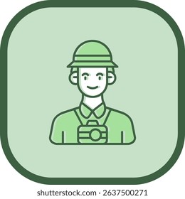 Visitor Line vector Icon Design