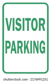 Visitor Parking Sign - Reserved Parking