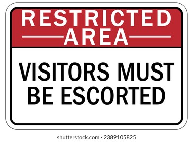 Carteles y etiquetas de seguridad de visitantes