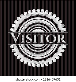 Visitor silver emblem