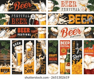 Visitors enjoy a lively atmosphere at a beer festival held from August 5 to 6 showcasing a variety of craft beers local brews and live entertainment for all.