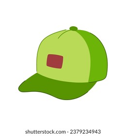 visor baseball cap cartoon. fashion clothing, empty accessory, mockup view visor baseball cap sign. isolated symbol vector illustration