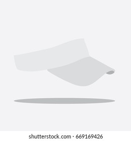 Visor icon, vector illustration design. Hats collection.