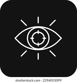 Vission Teamwork and Management icon with black filled line style. concept, mission, solution, idea, target, tactics, process. Vector illustration