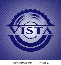 Vista denim background