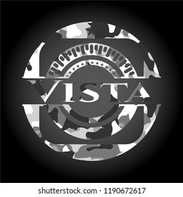Vista on grey camo pattern
