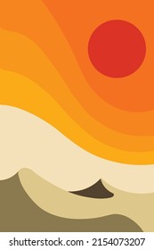 Visual Art, minimalistic Background, Modern Illustration.