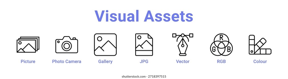 -Visual Assets icon banner and collection