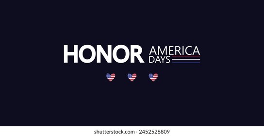 Visual Celebration Artistic Design Commemorating America Day