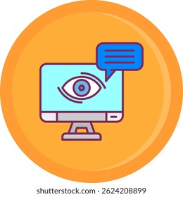 Visual communication Line vector Icon Design