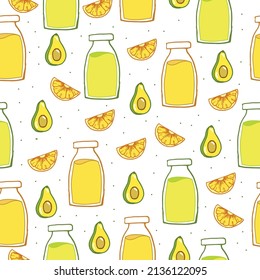 Visual Delight: Explore the joy of a hand-drawn illustration featuring a refreshing juice. Perfect for marketing campaigns and ads, this image captures the essence of a delightful beverage experience.