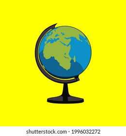 
visual design or clip art of a globe