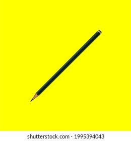 Bilddesign oder Clipart eines Bleistifts zum Schreiben und Zeichnen