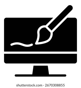 Visual Design Icon Bold Illustration Vector