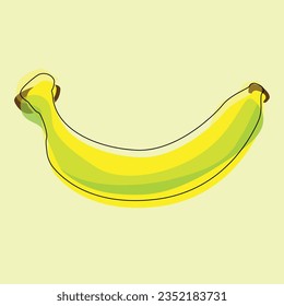 Visual design ideas banana overlapping colors in layers
