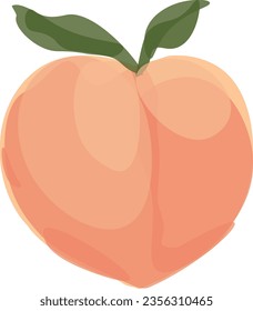 Visual design ideas peach overlapping colors in layers