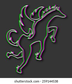 visual effect pegasus symbol