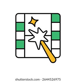 Visual Effects Icon vector stock illustration