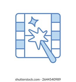 Visual Effects Icon vector stock illustration