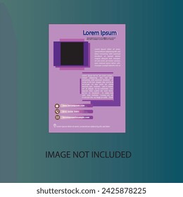 Eine visuelle Verkörperung von Professionalität, Vertrauen und Innovation. Tauchen Sie ein in die beruhigenden Violetttöne, die diesen Flyer schmücken und die Stabilität und Zuverlässigkeit widerspiegeln, die gleichbedeutend sind.
