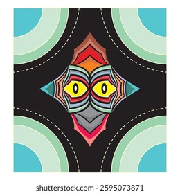 Visual Expression In Dynamic Composition. Nice for  background design on social media, posters, invitation cards, textile design, wallpapers and many decorative designs.