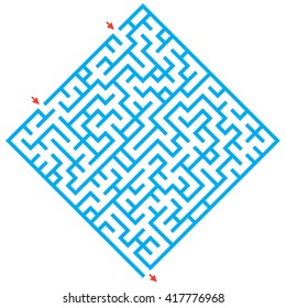 Visual game for Preschool Children. Vector Labyrinth for preschool children. Funny maze game for kids. Rebus or quiz for school