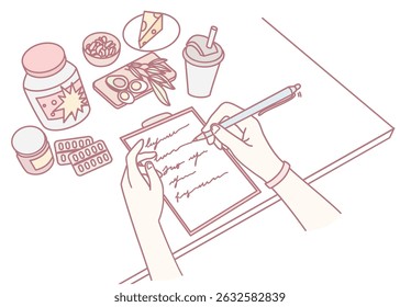 A visual guide showcasing healthy snacks and meal planning strategies for a balanced, nutritious diet