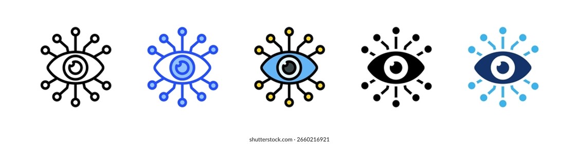Visual Hierarchy-Symbolauflistung mit mehreren Stilen