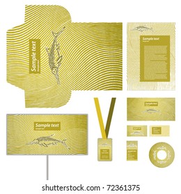 Visual identity, vector