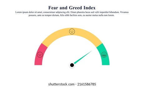 Visual Illustration Of Fear And Greed Index.