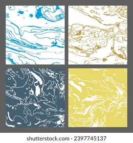 Visual image of marble, cracks, waves. A template for textures, prints, wallpapers, packaging and creative ideas