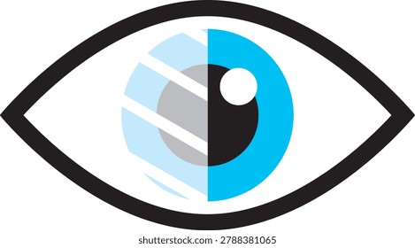 Visual impairment. Disability. Vision problems. Hand-drawn vector illustration.