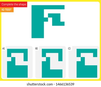 Visual intelligence activity - Find the extracted shape