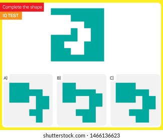 Visual intelligence activity - Find the extracted shape