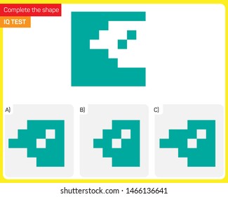 Visual intelligence activity - Find the extracted shape