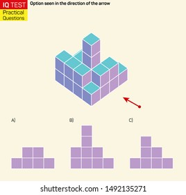 Visual intelligence questions - Find top view of towers