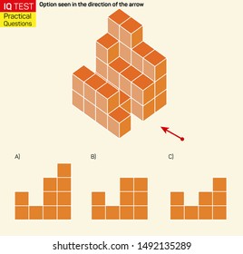 Visual intelligence questions - Find top view of towers