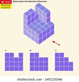 Visual intelligence questions - Find top view of towers