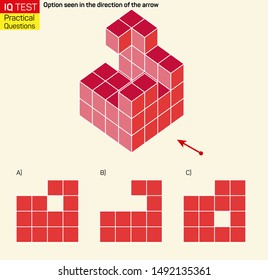 Visual intelligence questions - Find top view of towers